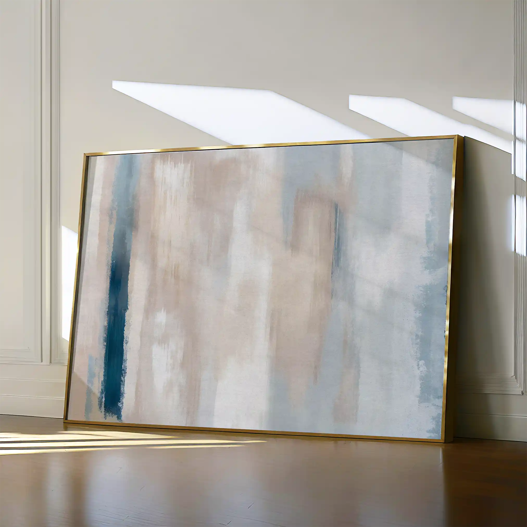 Abstract 102 Canvas Art 18" x 24" / 45 x 60 cm / Black