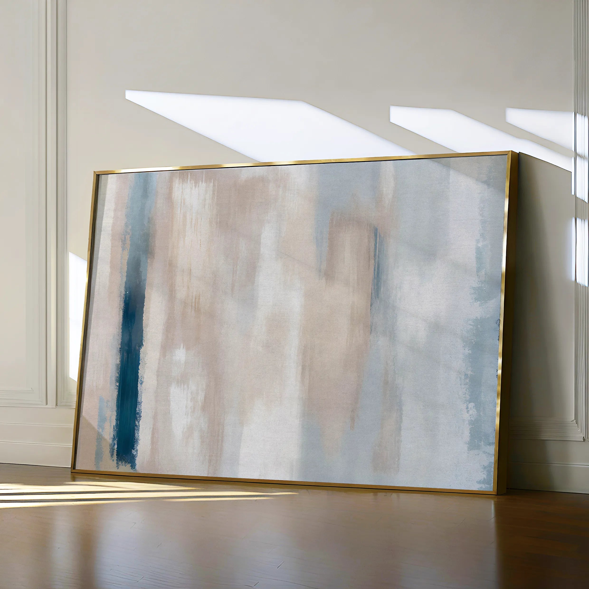 Abstract 102 Canvas Art 18" x 24" / 45 x 60 cm / Black