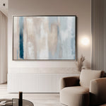 Abstract 102 Canvas Art 18" x 24" / 45 x 60 cm / Black