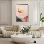 Boho 102 Canvas Art 18" x 24" / 45 x 60 cm / Black