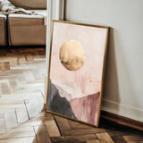 Boho 102 Canvas Art 18" x 24" / 45 x 60 cm / Black