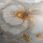 Floral 102 Canvas Art 18" x 24" / 45 x 60 cm / Black