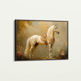 Horses 102 Canvas Art 18" x 24" / 45 x 60 cm / Black