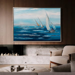 Landscape 102 Canvas Art 18" x 24" / 45 x 60 cm / Black