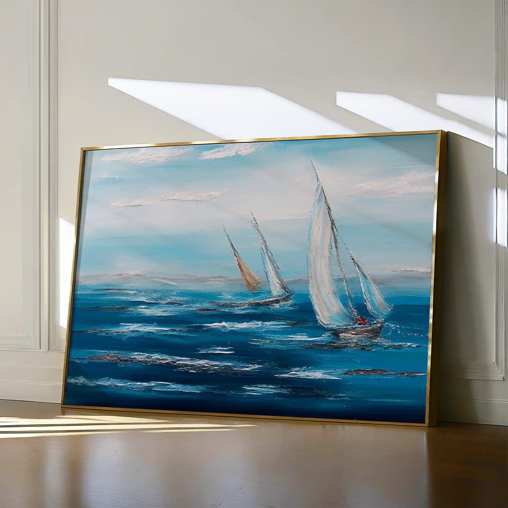 Landscape 102 Canvas Art 60 x 40 cm / Black