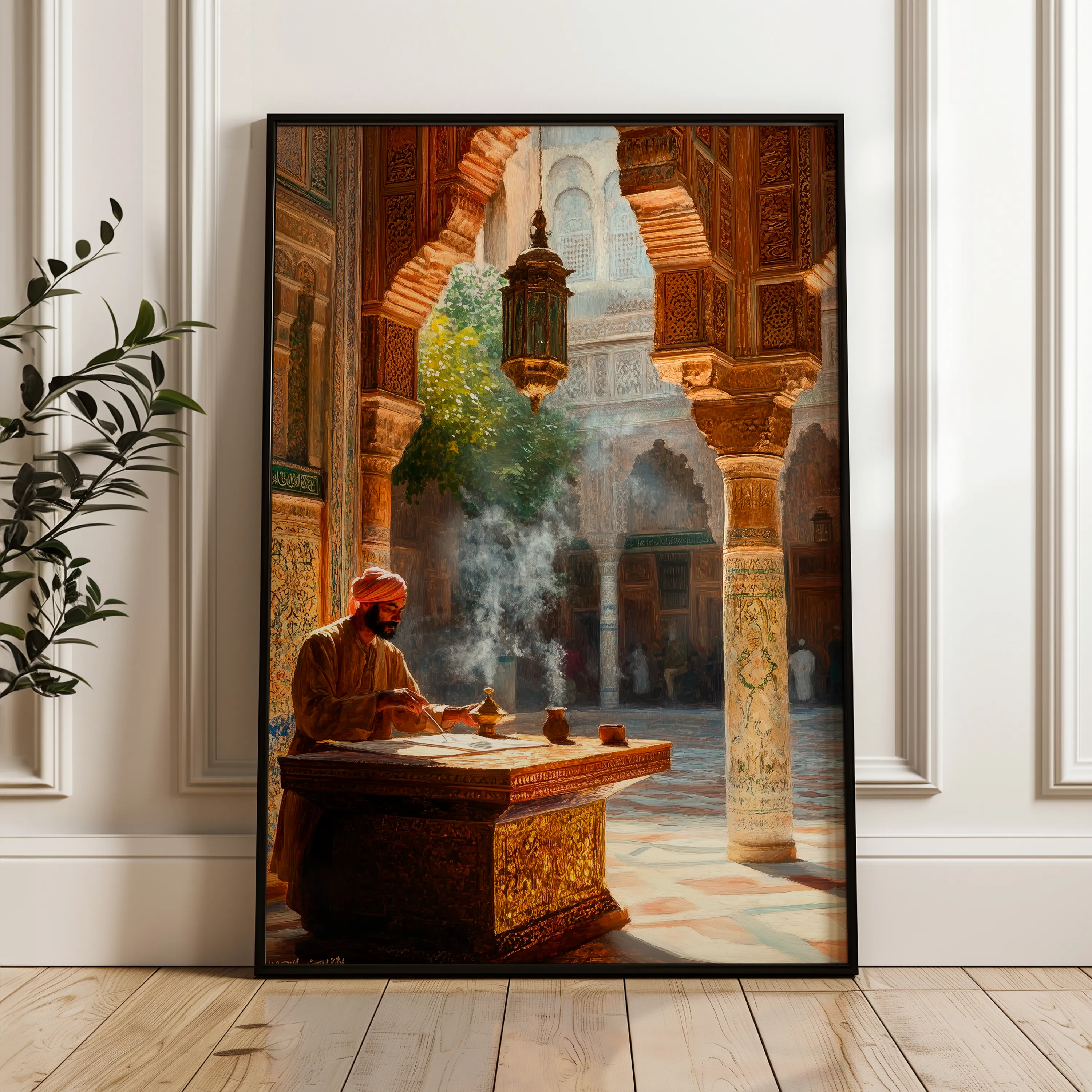 Orientalist 102 Canvas Art 18" x 24" / 45 x 60 cm / Black