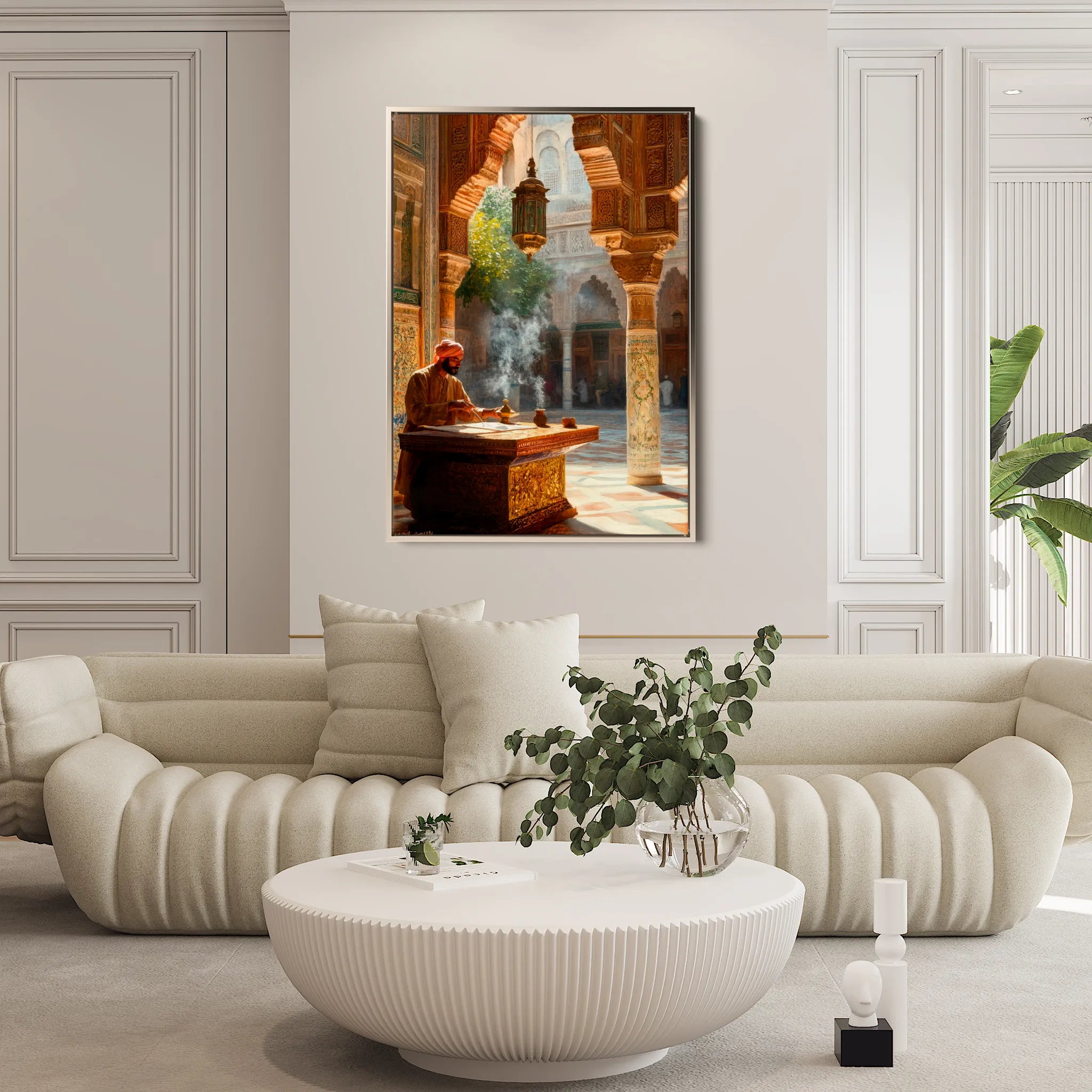 Orientalist 102 Canvas Art 18" x 24" / 45 x 60 cm / Black