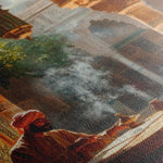 Orientalist 102 Canvas Art 18" x 24" / 45 x 60 cm / Black