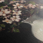 Floral 1020 Canvas Art 18" x 24" / 45 x 60 cm / Black