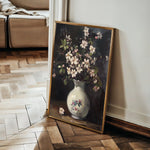 Floral 1020 Canvas Art 60 x 40 cm / Black