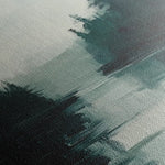 Abstract 1021 Canvas Art 60 x 60 cm / Black