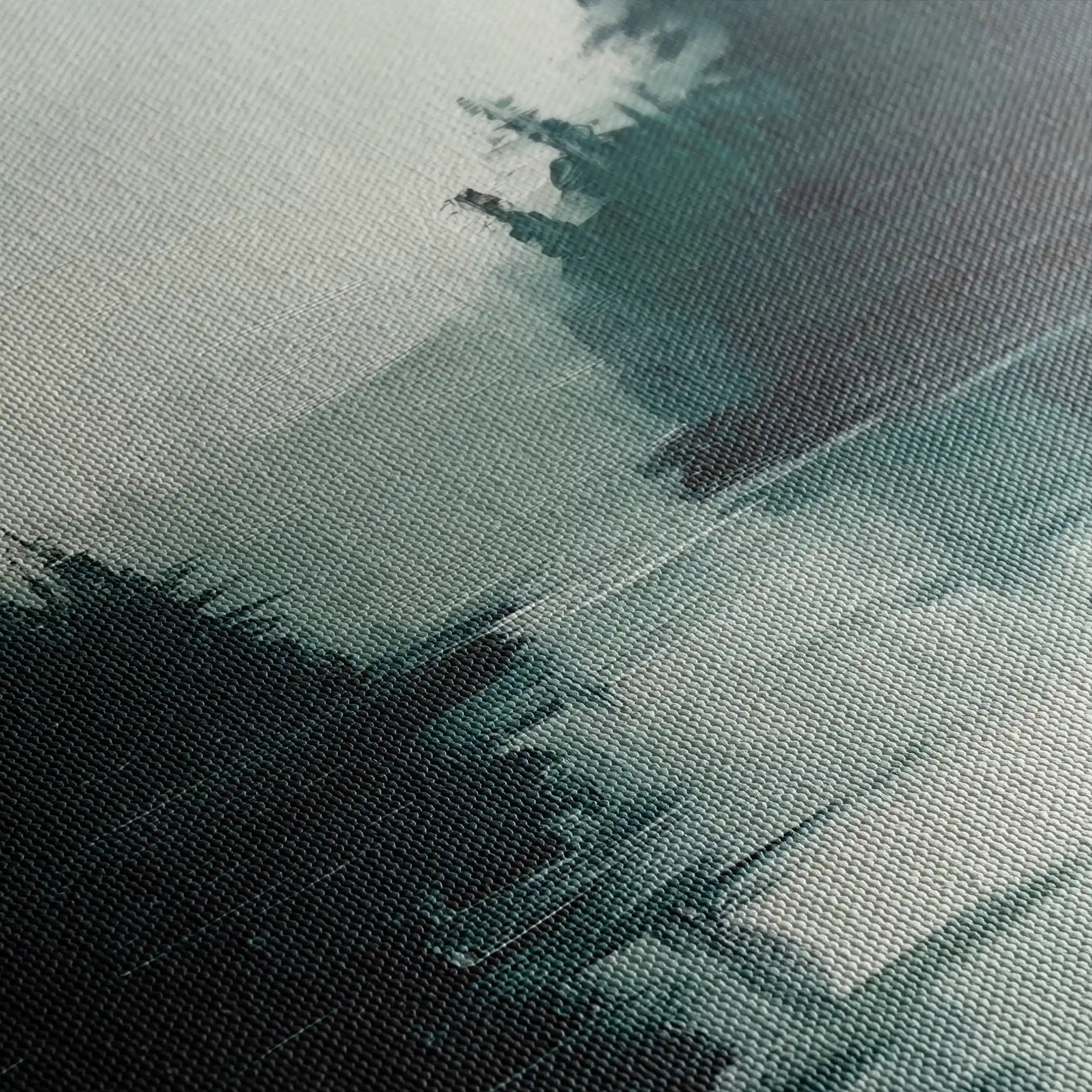 Abstract 1021 Canvas Art 60 x 60 cm / Black