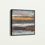 Abstract 1024 Canvas Art 16" x 16" / 40 x 40 cm / Black