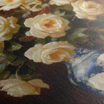 Floral 1027 Canvas Art 18" x 24" / 45 x 60 cm / Black