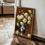 Floral 1027 Canvas Art 60 x 40 cm / Black