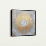 Abstract 1029 Canvas Art 60 x 60 cm / Black