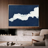 Abstract 103 Canvas Art 18" x 24" / 45 x 60 cm / Black