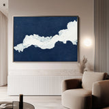 Abstract 103 Canvas Art 18" x 24" / 45 x 60 cm / Black