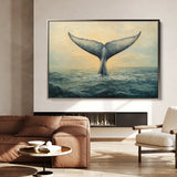 Animals 103 Canvas Art 18" x 24" / 45 x 60 cm / Black
