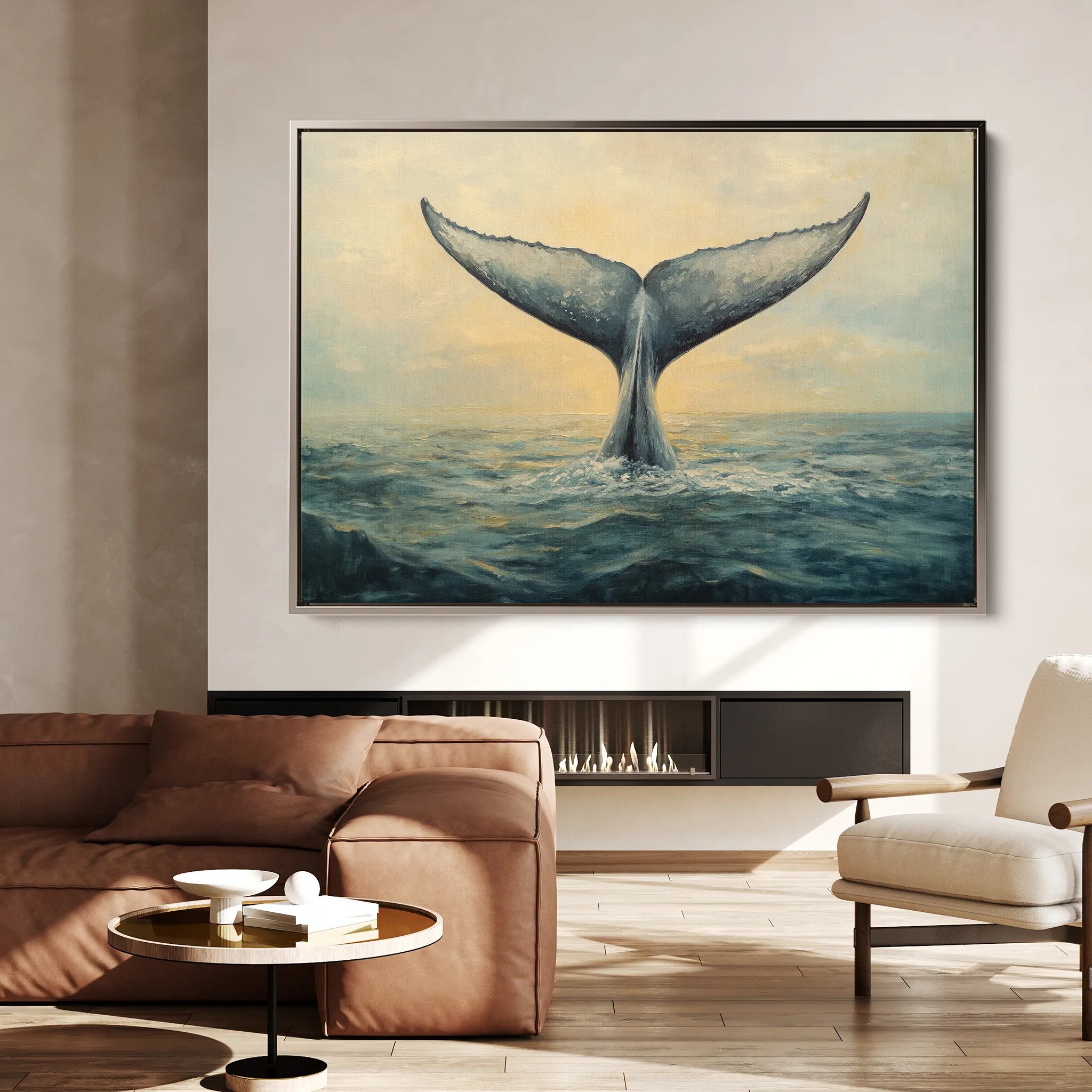 Animals 103 Canvas Art 18" x 24" / 45 x 60 cm / Black