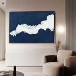 Abstract 103 Canvas Art 60 x 40 cm / Black