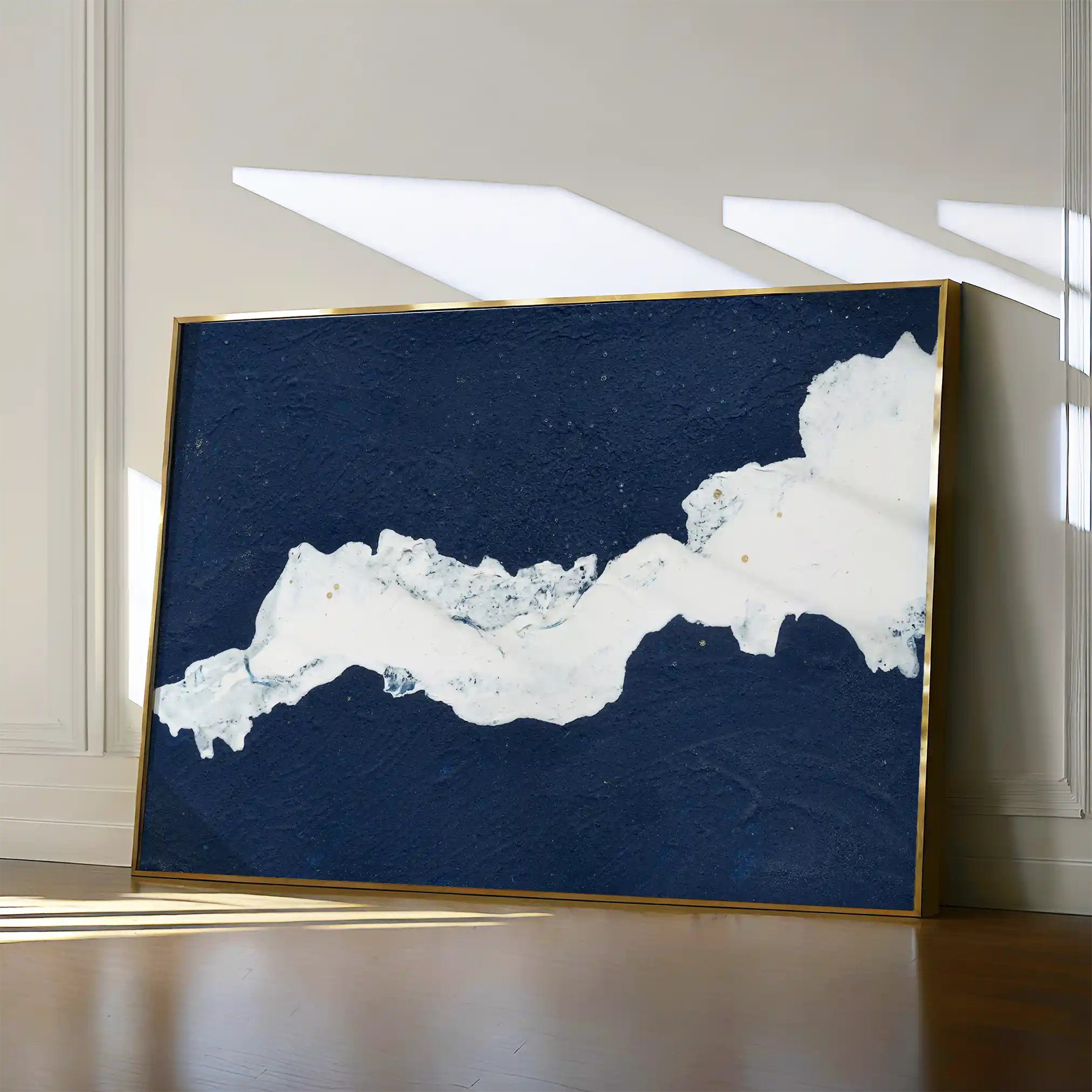 Abstract 103 Canvas Art 60 x 40 cm / Black