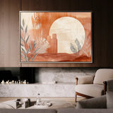 Boho 103 Canvas Art 18" x 24" / 45 x 60 cm / Black