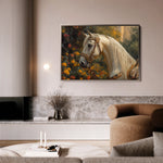 Horses 103 Canvas Art 18" x 24" / 45 x 60 cm / Black