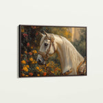 Horses 103 Canvas Art 18" x 24" / 45 x 60 cm / Black