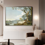 Landscape 103 Canvas Art 18" x 24" / 45 x 60 cm / Black