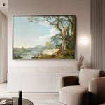 Landscape 103 Canvas Art 60 x 40 cm / Black
