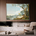 Landscape 103 Canvas Art 60 x 40 cm / Black