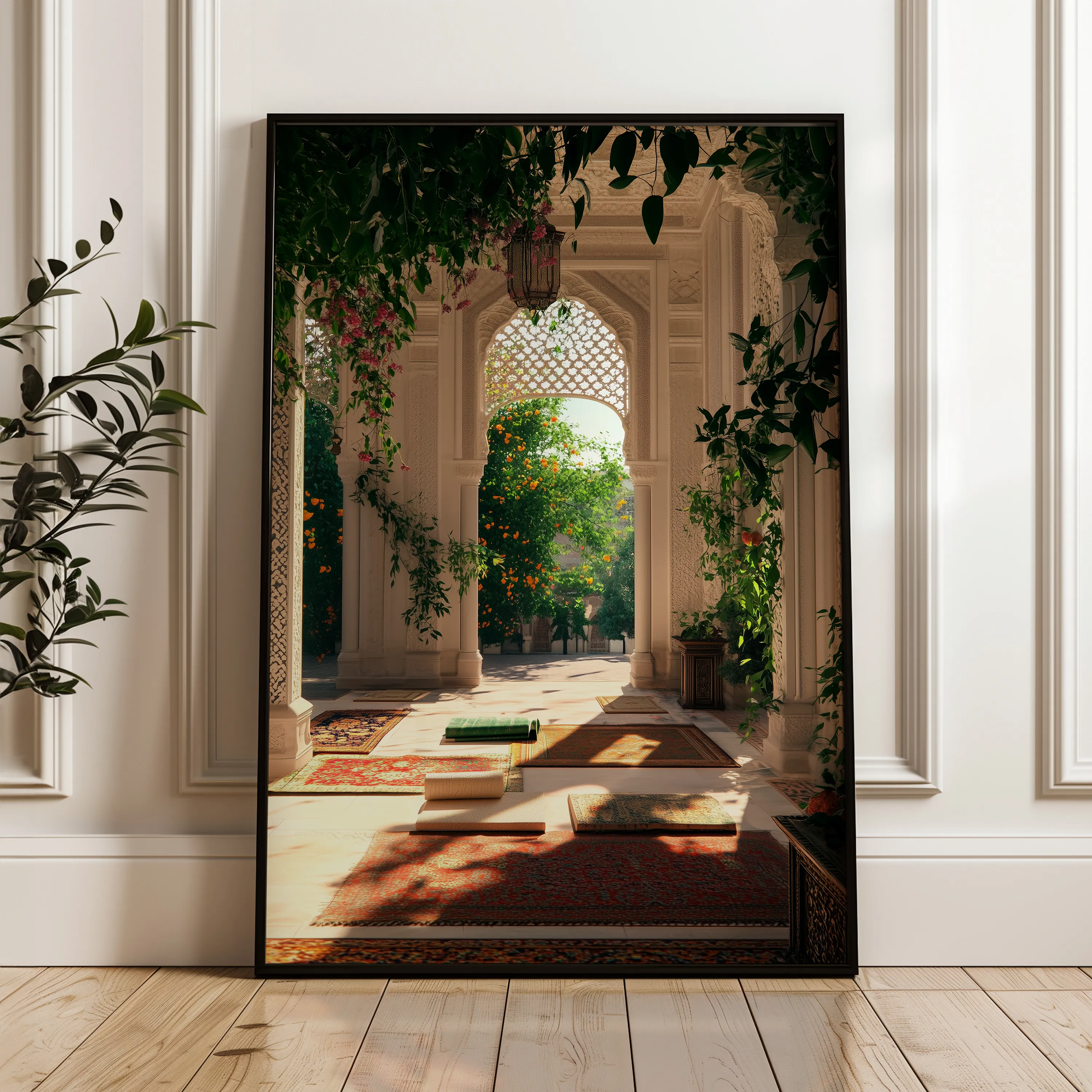 Orientalist 103 Canvas Art 18" x 24" / 45 x 60 cm / Black