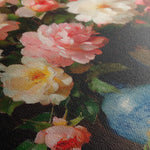 Floral 1030 Canvas Art 18" x 24" / 45 x 60 cm / Black