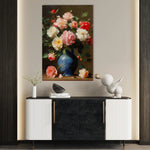 Floral 1030 Canvas Art 60 x 40 cm / Black