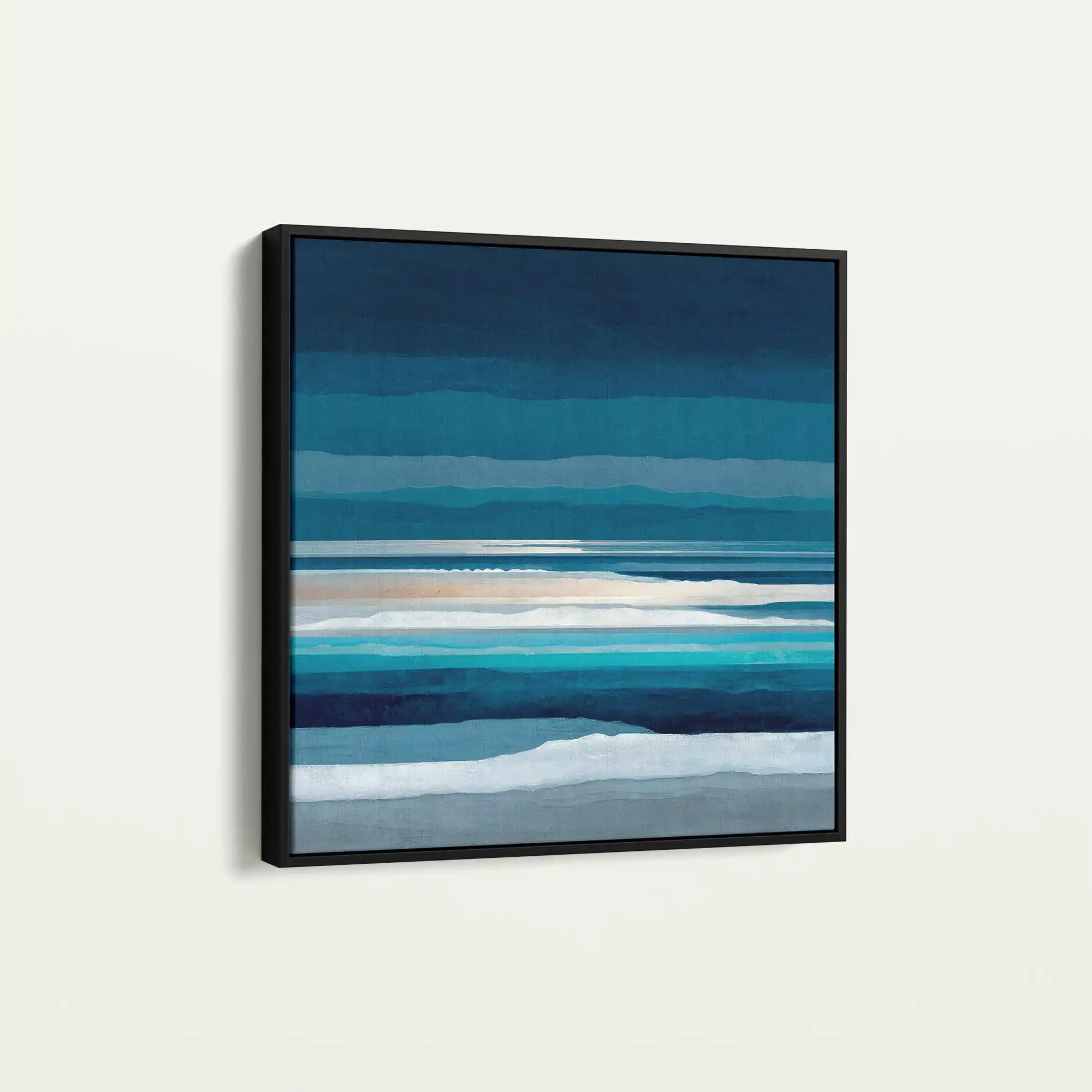 Abstract 1031 Canvas Art 60 x 60 cm / Black