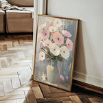 Floral 1034 Canvas Art 18" x 24" / 45 x 60 cm / Black