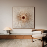 Abstract 1035 Canvas Art 60 x 60 cm / Black