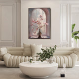 Floral 1035 Canvas Art 18" x 24" / 45 x 60 cm / Black