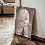 Floral 1035 Canvas Art 18" x 24" / 45 x 60 cm / Black
