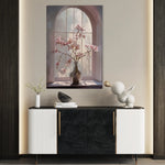Floral 1035 Canvas Art 18" x 24" / 45 x 60 cm / Black