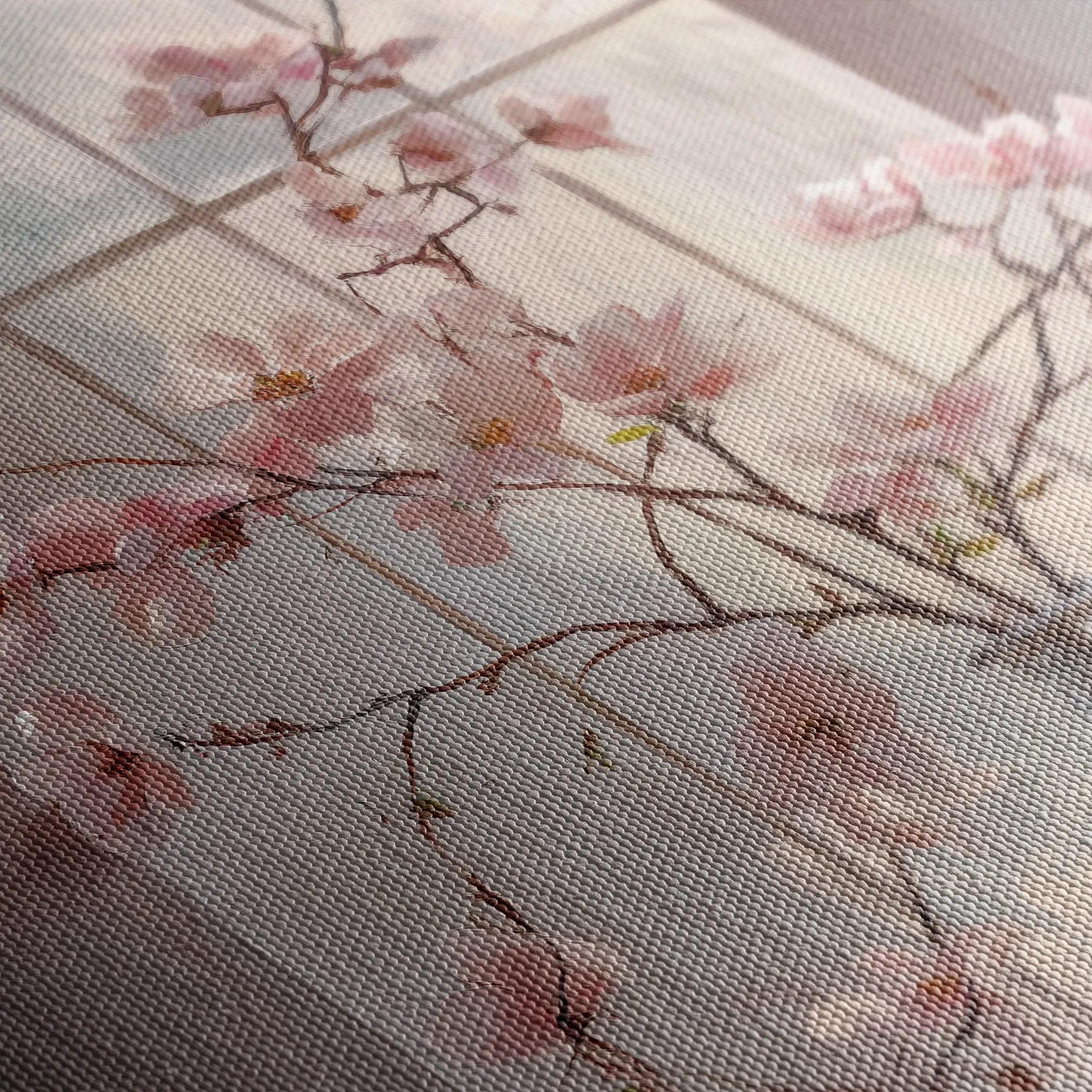 Floral 1035 Canvas Art 18" x 24" / 45 x 60 cm / Black
