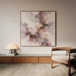 Abstract 1037 Canvas Art 60 x 60 cm / Black