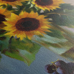 Floral 1038 Canvas Art 18" x 24" / 45 x 60 cm / Black