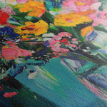 Floral 1039 Canvas Art 18" x 24" / 45 x 60 cm / Black