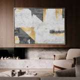 Abstract 104 Canvas Art 18" x 24" / 45 x 60 cm / Black