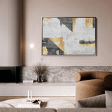 Abstract 104 Canvas Art 18" x 24" / 45 x 60 cm / Black
