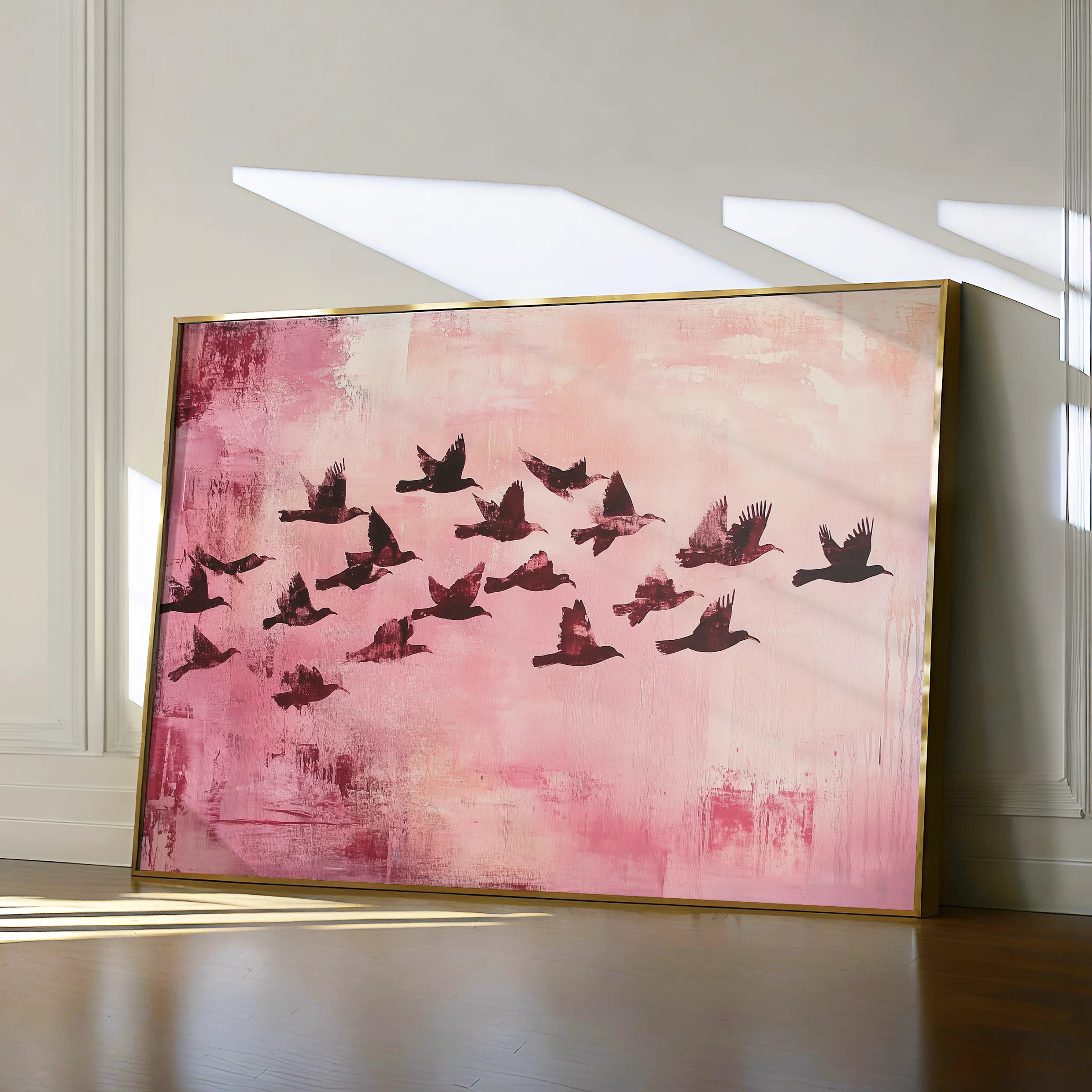 Animals 104 Canvas Art 18" x 24" / 45 x 60 cm / Black