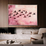 Animals 104 Canvas Art 18" x 24" / 45 x 60 cm / Black