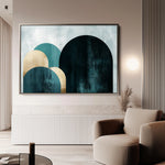 Boho 104 Canvas Art 18" x 24" / 45 x 60 cm / Black